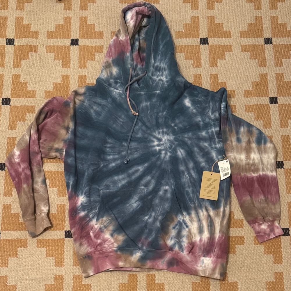 OP Men's Multicolor Tie-Dye Hoodie